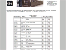 Tablet Screenshot of g4datasystems.com